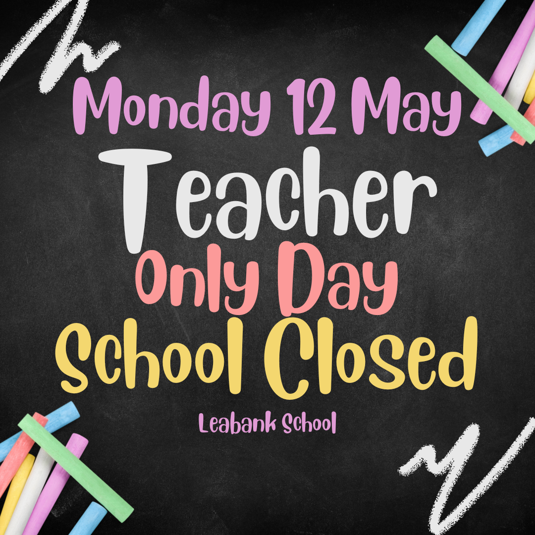 Teacher Only Day - School Closed
